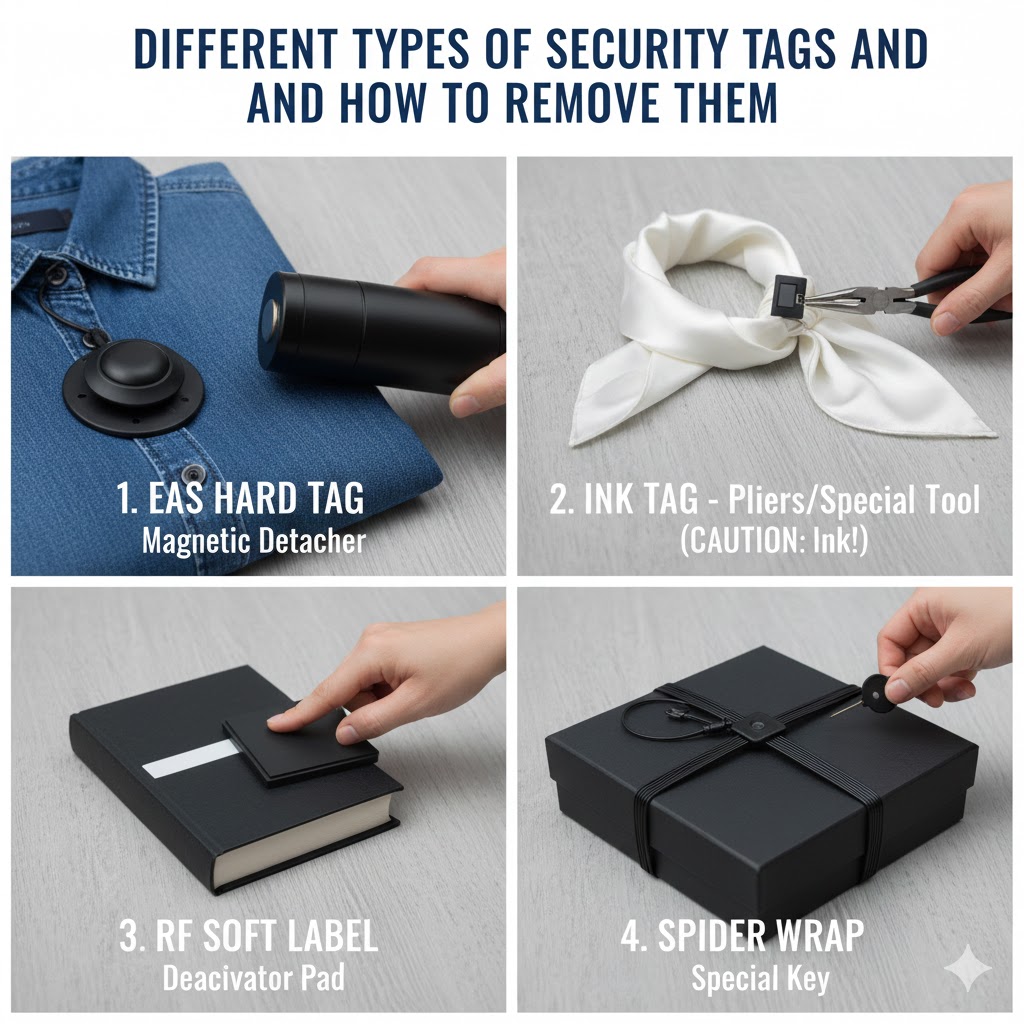 Different Types of Security Tags and How to Remove Them